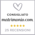 Consigliato su Matrimonio.com: 5 stelle, 25 recensioni